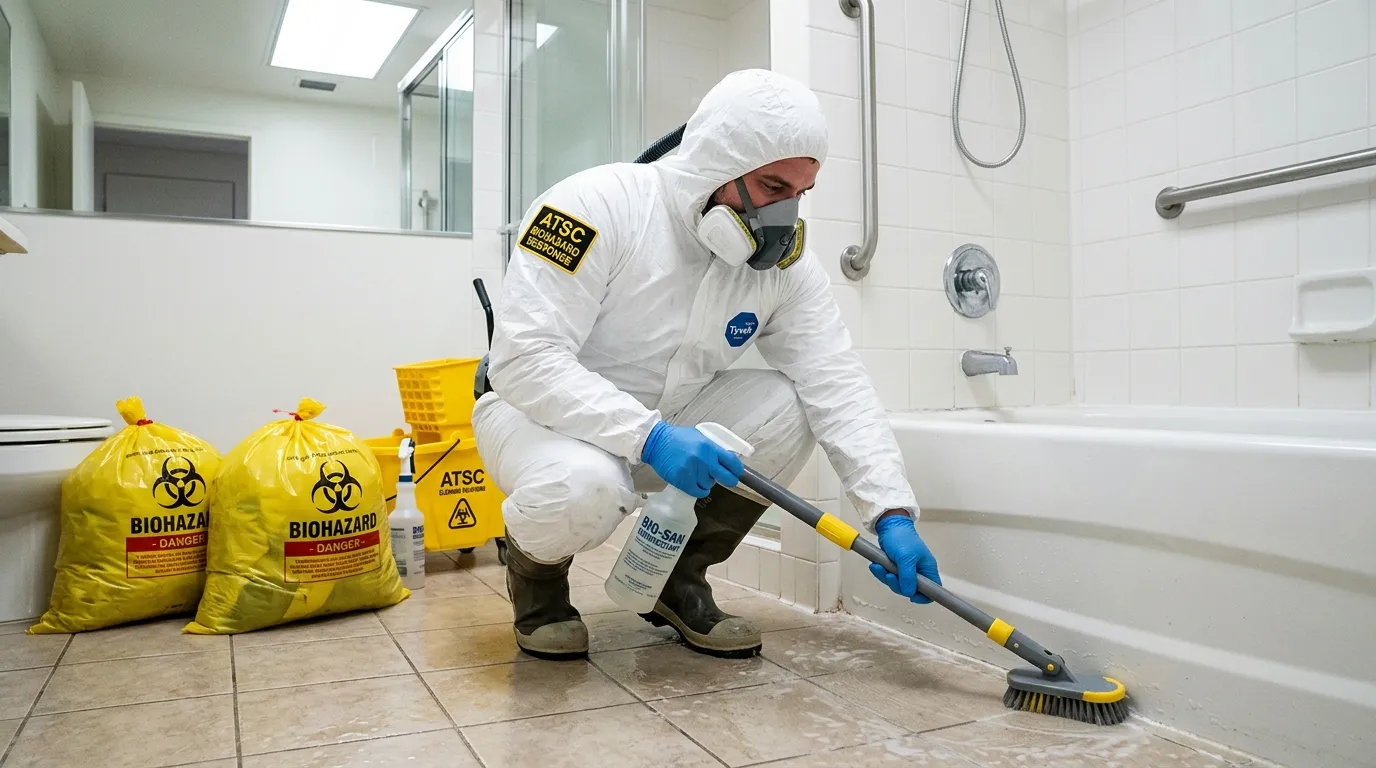 Decontamination equipment deployed for Blood Cleanup in Oak Lawn